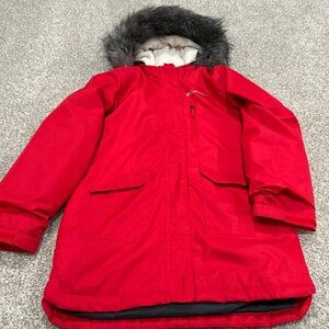 Columbia Girls’ Long Jacket.Size M(10-12). Grow system. In good conditions.